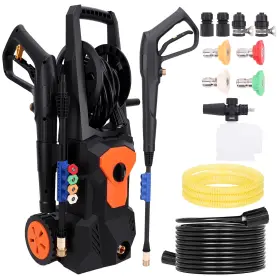 Ldyso 705353579769 Electric Pressure Washer 4500psi Max 3.2 Gpm 33ft Hose With Reel 4 Connect