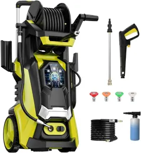 Le Hao Tool 726084738416 Pressure Washer Power With Touch Screen 5000psiimax 4 Quick Connect Noz