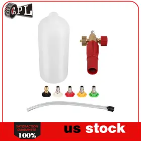 Ps18034ma217et Leader Heavy Duty Foam Cannon Professional Car Wash Pressure Washer 1/4 Inch 5 Nozzle Tips