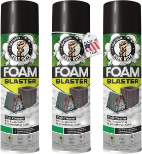 Leak Saver 726084109889 Foam Blaster Ac Coil Cleaner For Unit 3-pack No Rinse Formula Fo