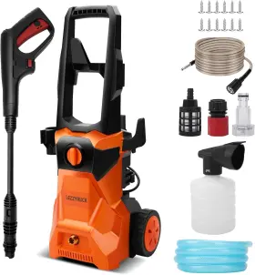 Zggr1671us Lezzyruck 4000 Psi Electric Pressure Washer 1600w Power With 2.5 Gpm Water Flow