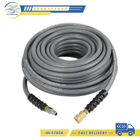 Lt18021at191s Linktop-autoparts 100ft X 3/8 Inch Non-marking 4800psi High Pressure Washer Hose Gray Brand New