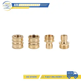 Lt18023at193s Linktop-autoparts 3/4 Inch Garden Hose Quick Connect Water Solid Brass Female Male Connector Set New