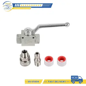 Lt18047at222s Linktop-autoparts Stainless Steel High Pressure Washer Ball Valve Kit For Power Hose 3/8 In
