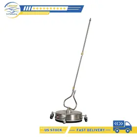 Lt18057at529s Linktop-autoparts 13.7 Inch Pressure Washer Surface Cleaner With 4 Wheels Stainless Steel Brand New