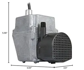 502020 Little Giant 010121020207 2e-nys 115 Volt 1/40 Hp 300 Gph Cast Aluminum Submersible #2