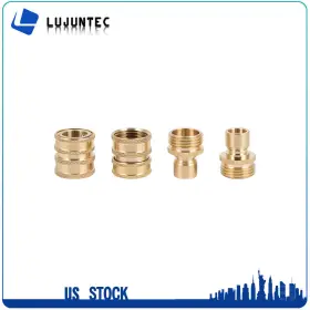 Ps18034ma193et Ljt 3/4 Inch Garden Hose Quick Connect Water Fit Brass Female Male Connector 2pcs