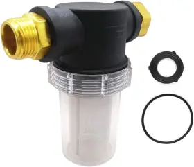 Pd-20096 Lovho Sediment Filter Attachment Garden Hose Pressure Washer Outdoor Gardening Inlet W