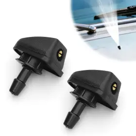 Ltd-z79 Ltdcvtr 2 Pcs Car Windshield Washer Single Hole Adjustable Fan-shaped Kit Automotiv