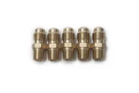 Ltwfitting 786471303788 Brass Flare 1/4 Inch Od X 1/8 Male Npt Connector Tube Fittingpack Of 5