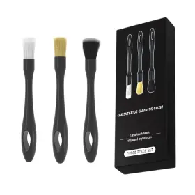 Lumxjs3j007bl Luminuti 1 Pack 3 Pcs Car Detailing Brush 8.66 0.95in Automotive Brushes-