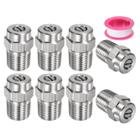 Mma250211ty000117jp M Meterxity 8 Pack Surface Clean Tips - 25 Degree 1/4 Inch Npt Male Pressure Washer Nozzles C