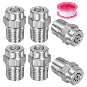 Mma250211ty000148 M Meterxity 6pc Surface Cleaner Nozzles Degree 1/4 Inch Npt Stainless Water Gun Compatible