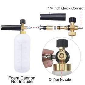 M Mingle 004565809362 Foam Cannon Orifice Nozzle Tips High Replacement Thread For S #2
