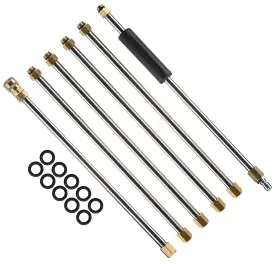 M Mingle 011541656092 Pressure Washer Wand Extension Lance 7.5-feet 1/4 Inch Quick Connect 4000