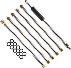 Mmingle16 M Mingle 313030777706 Pressure Washer Wand Extension Replacement Lance 7.5-feet 1/4 Inch Q