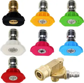 4336549844 M Mingle Pressure Washer Accessories Kit 7 Power Nozzle 1 Coupler