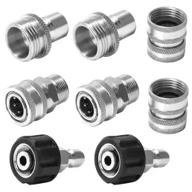 Pw03-4 M Mingle Ultimate Pressure Washer Adapter Set Stainless Steel Quick Disconne