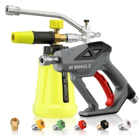 Pw70-1 M Mingle High Pressure Washer Gun With Foam Cannon Dual Connecto