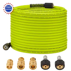 Pw81 M Mingle Pressure Washer Hose 50 Ft 14mm Replacement Power Wash Quick