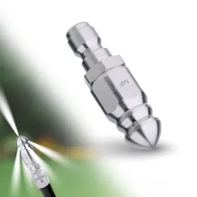 Snb002-1 Maacflow Sewer Jetter Nozzle For Pressure Washer Stainless Steel 1/4 Inch Quick C