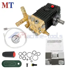 Mt3481718 Machine-tools Pressure Power Washer Pump 3600 Psi 4.9gpm 4mm Solid Shaft Belt Drive 24mm