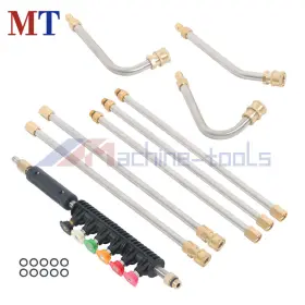 Mt5303407 Machine-tools High Pressure Washer Gun Extension Wand Lance Gutter Cleaner Nozzles Kit 4000psi