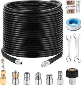 5800 Mall 313091951947 Pressure Washer Sewer Jetter Kit 75ft Hose And Nozzles Psi