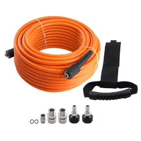 3a49kr Maxpeedingrods 100ft Pressure Washer Hose 5800psi M22-14mm To 3/8 Inch Coupler Handheld Strap
