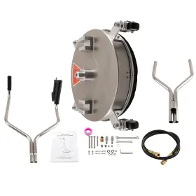 3l9ay0 Maxpeedingrods 16.5 Inch Stainless Pressure Washer Surface Cleaner 4200 Psi With 4 Wheel Dual Handle