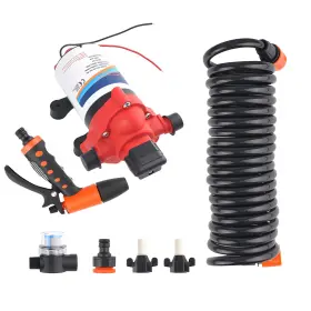 Maxpeedingrods 4tp5da 12v Boat Pump Assembly For Marine Yacht Rv 3gpm 70psi Washdown Water Kit