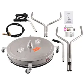 Maxpeedingrods 8pgarx 30 Inch Pressure Washer Surface Cleaner 6000 Psi 3/8 Quick Connect Plug