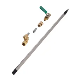 Aqj2go Maxpeedingrods 23.62 Inch Radiator High Pressure Wand Stainless Steel Cleaning Flush Tool