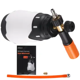 B1e0pf Maxpeedingrods Pressure Washer Foam Cannon 1.3l For Adjustable Nozzle 1/4 Inch Qc Thick Snow