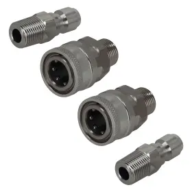 B7gm9t Maxpeedingrods 3/8 Inch Npt Male Pressure Washer Quick Adapter Connector Stainless Steel 4pcs