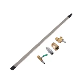 Maxpeedingrods B7mwac 23.62in High Pressure Radiator Cleaning Wand Stainless Steel Water Air Tool 24 Inch