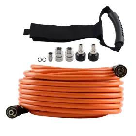 Maxpeedingrods Bc1qde 5800 Psi Pressure Washer Hose 100 Feet With M22-14mm To 3/8 Inch Quick Connect Coupler