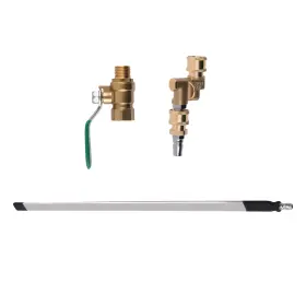 Cd0ziu Maxpeedingrods 23.62 Inch Stainless Steel Radiator Flush Cleaning Wand Pressure Washer Tool 24inch