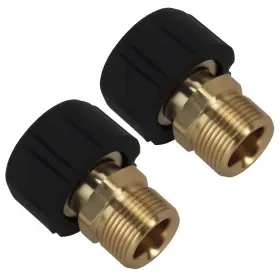 Cp9kte Maxpeedingrods 2pcs M22 Brass Adapter For Pressure Washer 14mm To 15mm Female 5000 Psi