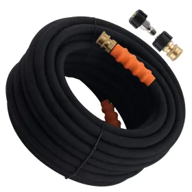 Maxpeedingrods Fn9suh 70ft 3/8 Inch Pressure Washer Hose 4800psi Hot Cold Steel Wire Braid