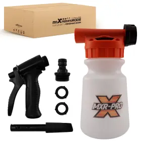 Foicq7 Maxpeedingrods 1l Car Wash Foam Cannon Adjustable Soap Sprayer For Garden Hose 3/4 Thread