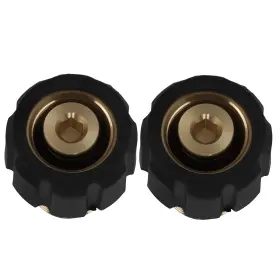 Maxpeedingrods Fzex6i 2 Pcs Pressure Washer Fitting M22 15mm Female To 14mm Male Brass 5000psi Max