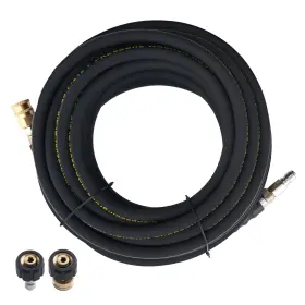 Maxpeedingrods G4xrkn 50ft 3/8 Inch Power Pressure Washer Hose 4200psi Steel Wire Braided With Coupler