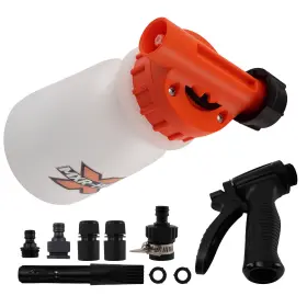 Gzfa84 Maxpeedingrods 1l Foam Gun Cannon For Garden Hose 3/4ftft Thread Car Wash Soap Sprayer