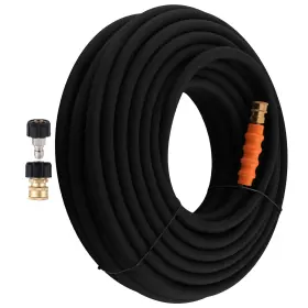 Hlkf6p Maxpeedingrods 125 Feet Heavy Duty High Pressure Washer Hose 3/8 Inch 4800psi Steel Wire Braided