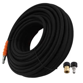 Hu4lki Maxpeedingrods 200ft 3/8 Inch Steel Wire Pressure Hose For Honda Simpson Generac 4800psi M22 Hu4lki Maxpeedingrods 200ft 3/8 Inch Steel Wire Pressure Hose For Honda Simpson Generac 4800psi M22