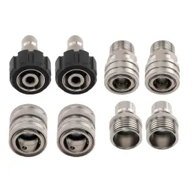 J43ceg Maxpeedingrods 8pc Pressure Washer Adapter Quick Connect Kit For M22 14mm Gas Electric J43ceg Maxpeedingrods 8pc Pressure Washer Adapter Quick Connect Kit For M22 14mm Gas Electric
