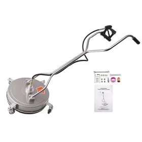 Joq630 Maxpeedingrods 22 Inch Pressure Washer Surface Cleaner Stainless 4200psi With 4 Wheels Dual Handle