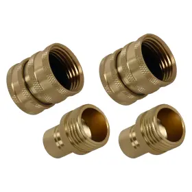Maxpeedingrods Kb0rrw Pressure Washer Adapter Brass 3/4 Inch To 1/2 Quick Connect Garden Hose 5000psi