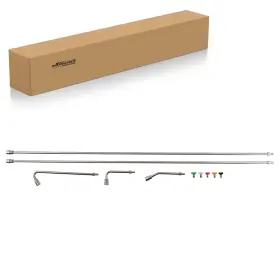 Lhwh1b Maxpeedingrods 120 Inch Pressure Washer Extension Wand With Angled Poles And 5 Nozzle Tips Set
